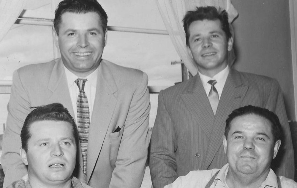 Archival photograph from the Centis family business
